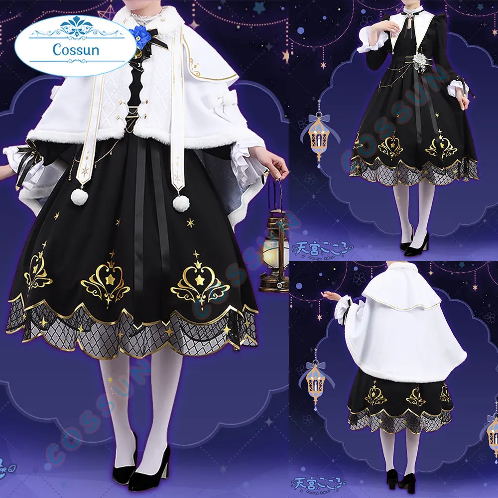 Vtuber Nijisanji Amamiya Kokoro Costume Cosplay Di Natale Vestito Da Gioco Vestito Elegante Vestito Da Festa Uniforme