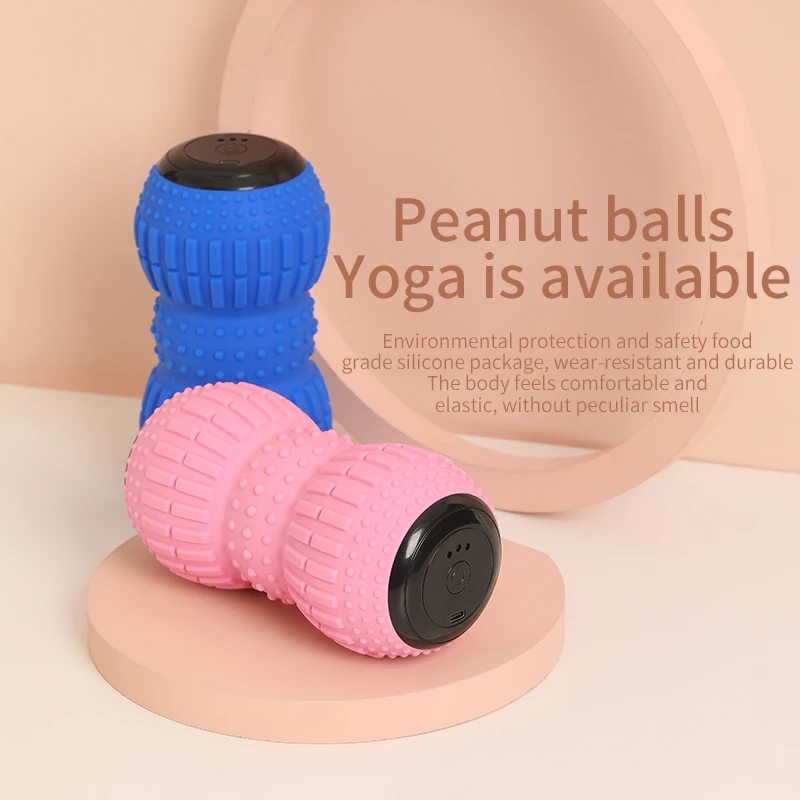 Yoga Balls Electric Fascia Ball Vibration Leg Muscle Relaxer Shoulder Neck Waist Muscle Massage Yoga Ball Fitness Massage Tool