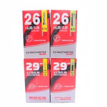 CHAOYANG MTB Camera d'aria per bici da discesa 26 29 pollici Bicicletta da montagna 26X2.30-2.50 / 29X1.75-2.35 valvola AV FV opzionale