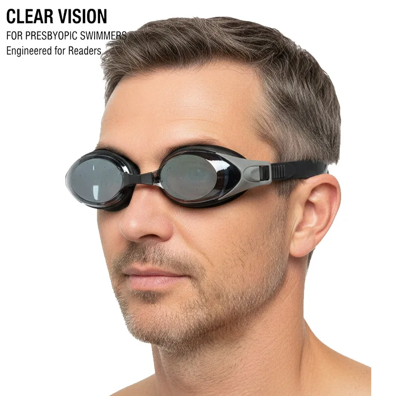 Anti Fog UV Zwembril voor Volwassenen - Geen Lek - Wide View - Neus