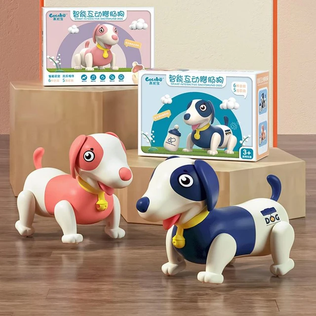 Chien robot télécommandé électronique pour enfants, jouet pour chien de  compagnie, marche intelligente, tactile, jouets pour chiens de compagnie,  cadeaux pour garçons et filles, RC - AliExpress