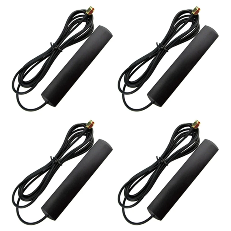 

4X 3G 4G LTE Patch Antenna 700-2700Mhz 5Dbi SMA Male Connector Router Extension Cable Antenna Universale WIFI Antenna