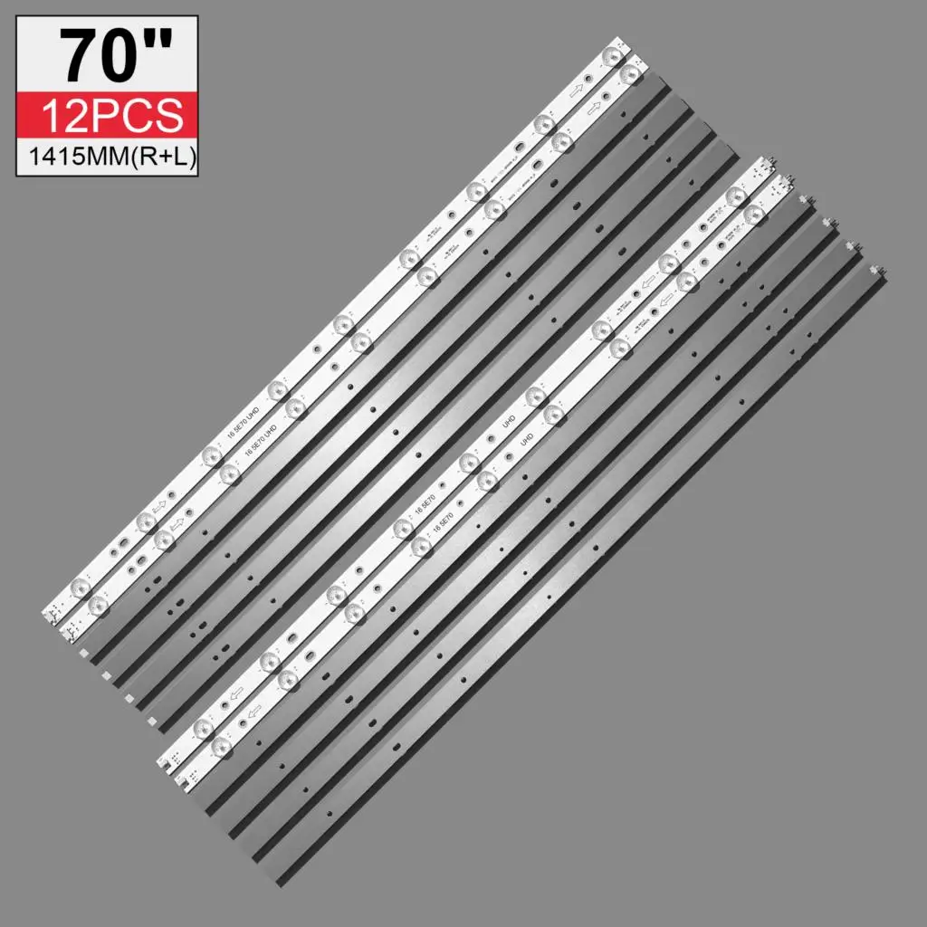 12 PCS LED Ʈ Ʈ Vizio lftrvrct LB70006 E70-E3 SE70 UHD S700DUA-3 V0 V1_01 16 5 E465853 E349376