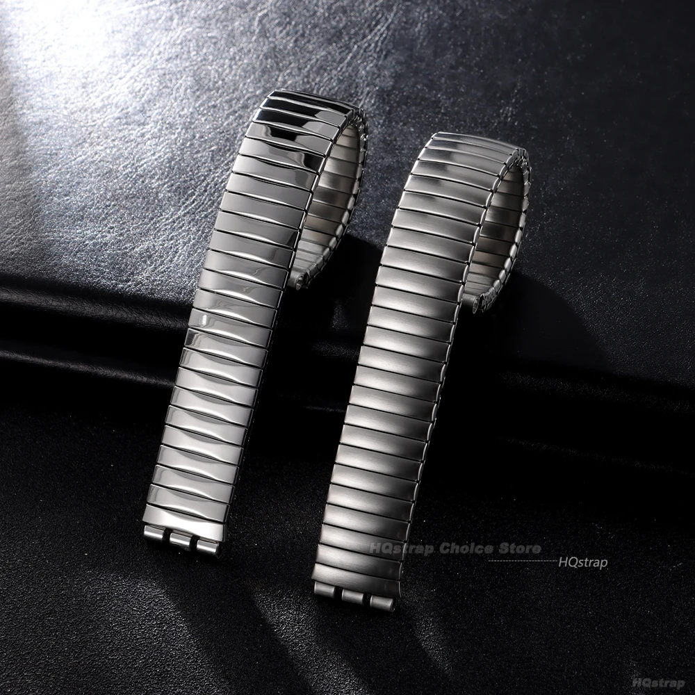 Stainless Steel Stretch Metal Watch Band - Elastic Expansion Wristband Accessory