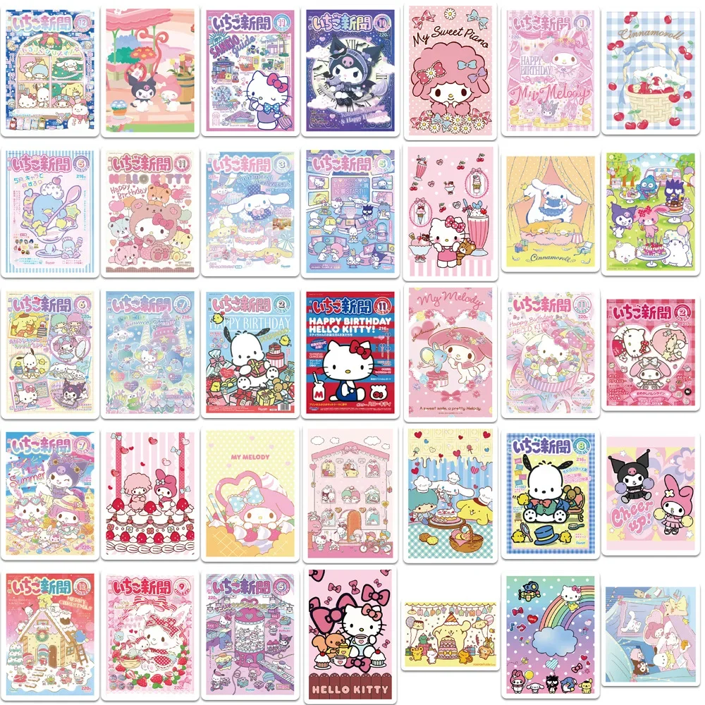Sanrio Hello Kitty Sealing Labels Stickers Aesthetic