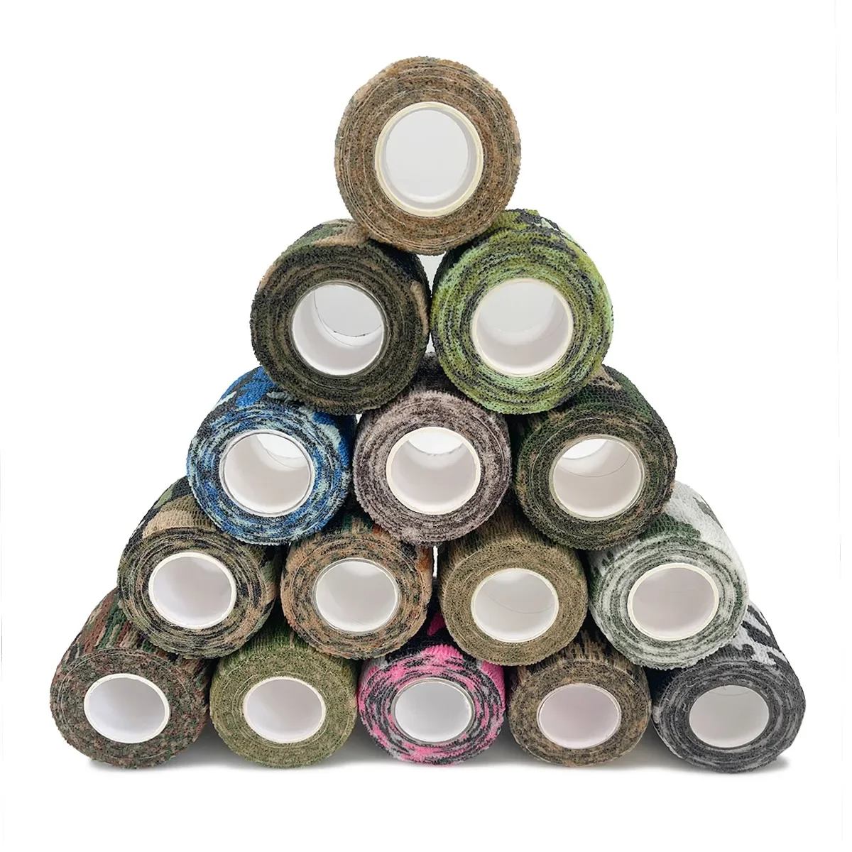 1/6 stücke Elastische Wrap Band Armee Klebstoff Outdoor Jagd Camouflage Band Wasserdichte Wrap Langlebige Selbstklebende Elastische Bandage – Detail 3