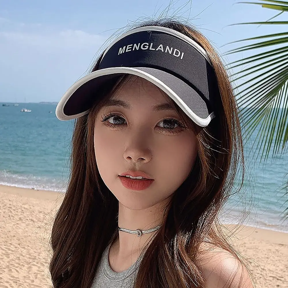 UV 차단 통기성 태양 모자, 빠른 건조, 자외선 차단 야구 모자, 빈 탑 바이저 캡, 더운 여름