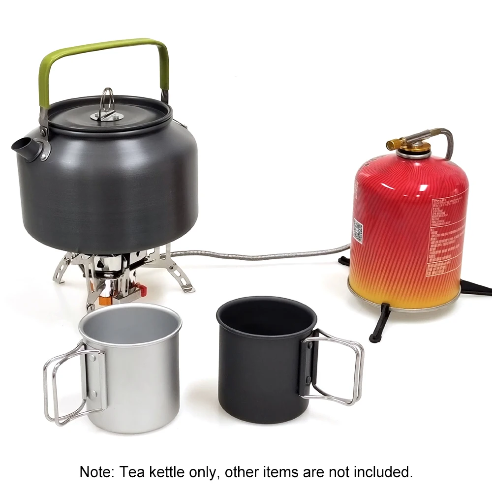 Aluminum Tea Kettle For Outdoor Camping Hiking Fishing Picnic 0.8L 1.2L 1.6L coffee kettle water kettle outdoor pot camping cookware