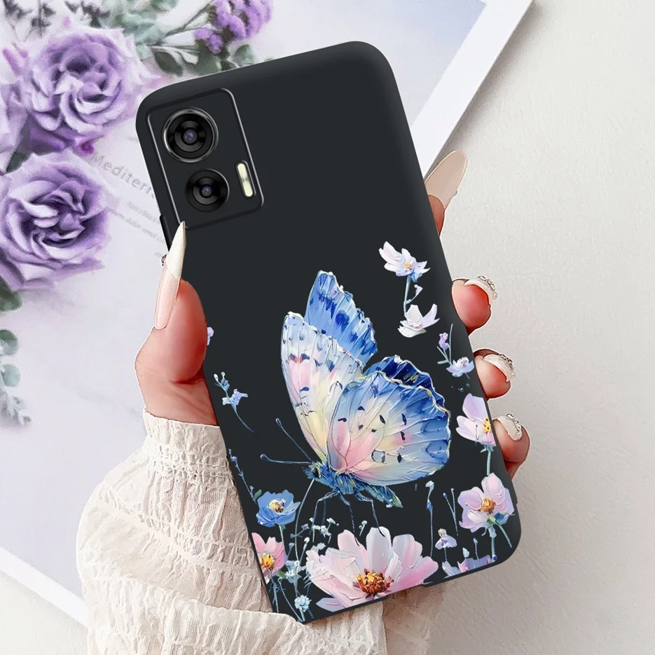 Cute Painted Shockproof Phone Case for Motorola Edge 30 Neo - Soft Protective Cover