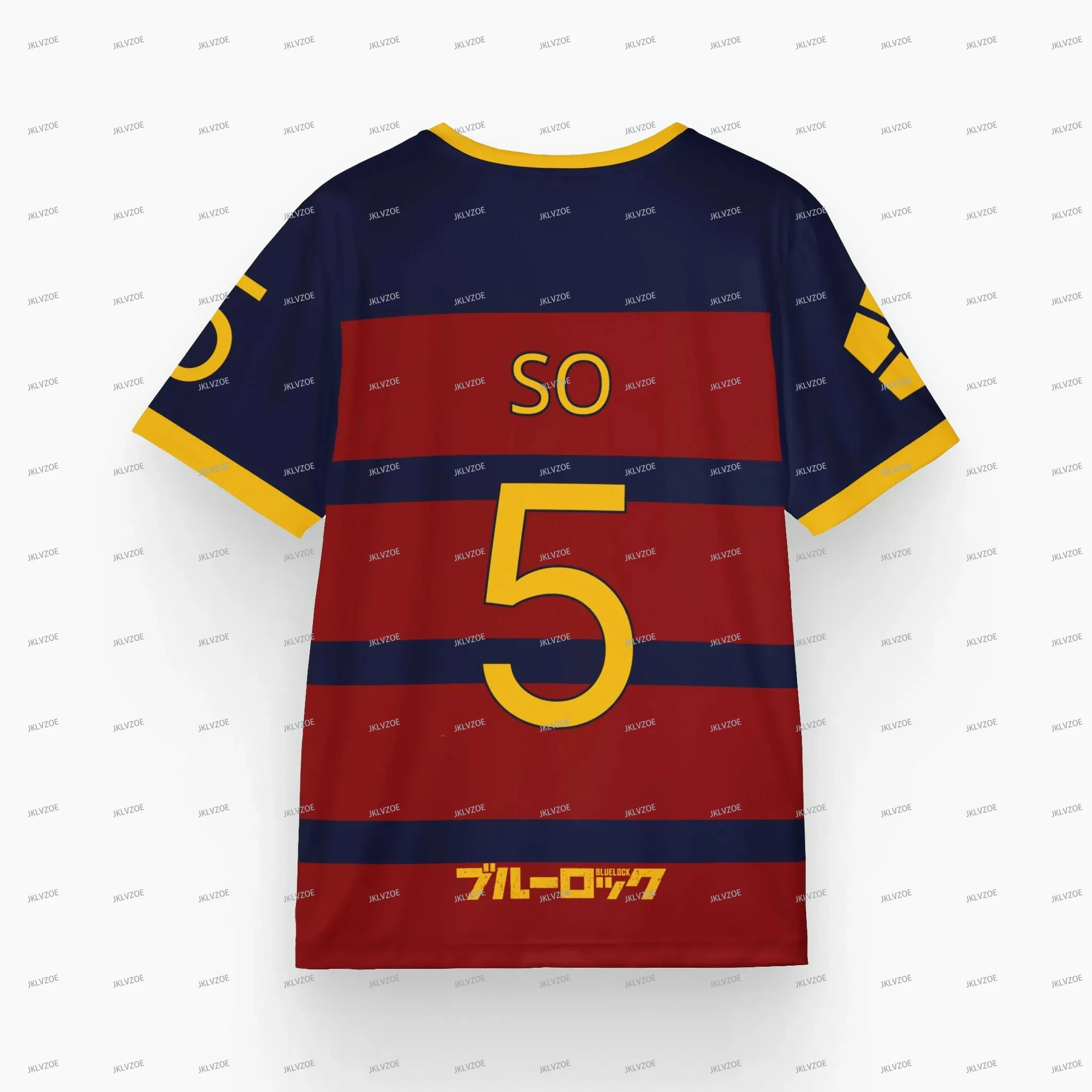 Blue Lock FC Barcha Football Jersey Meguru Bachira Cosplay T-shirt Daily Fashion Women's Men's Oversized Streetwear 5