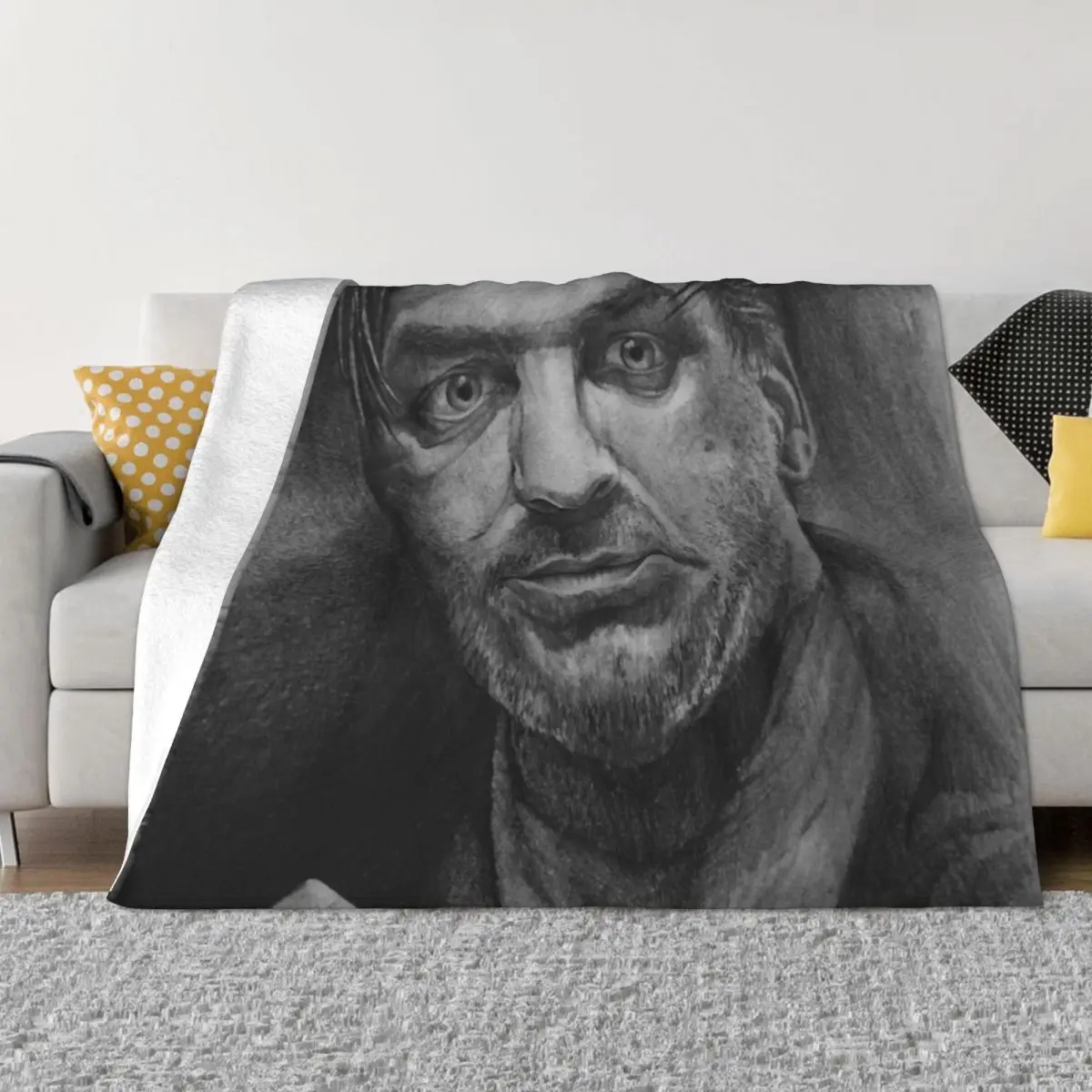 

TIll Lindemann Portrait Throw Blanket Dorm Room Essentials Weighted Blanket throw blanket for sofa