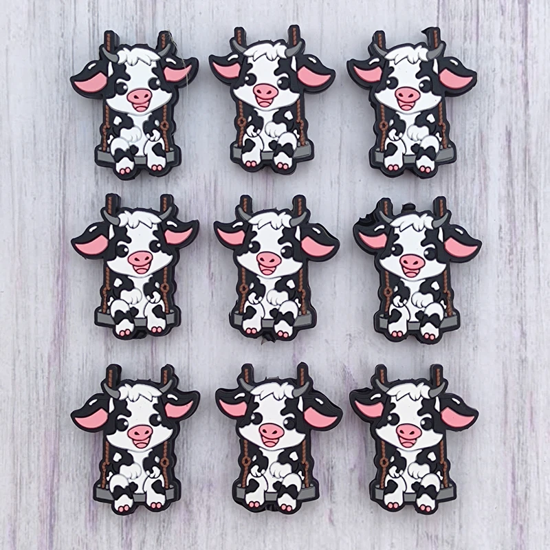 

20/50 шт., силиконовые бусины-прорезыватели для зубов