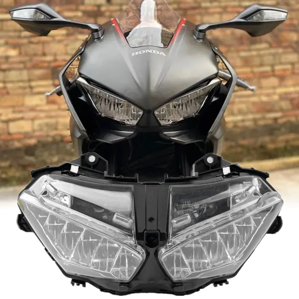 

Мотоциклетная светодиодная фара для Honda CBR1000RR 2017 2018 2019, аксессуары, передние светодиодные фары в сборе