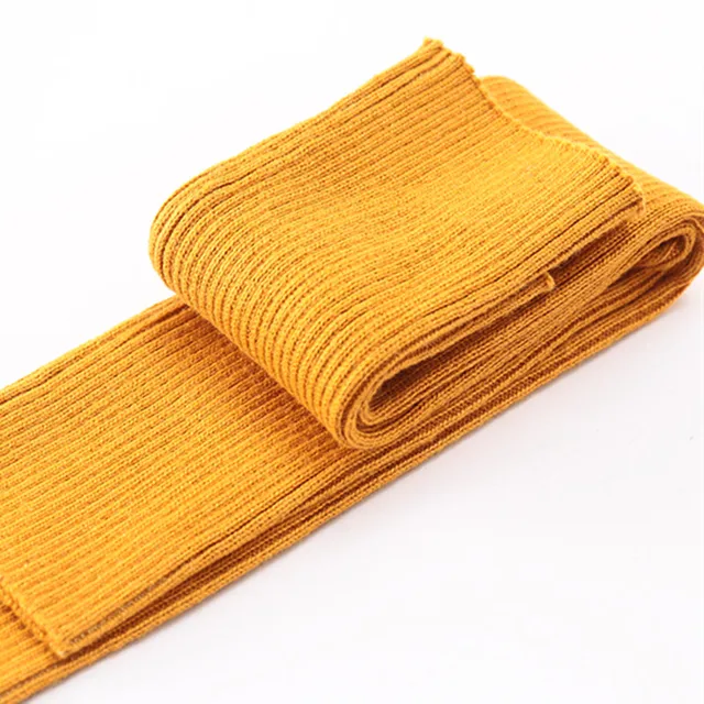 Sparsil Women's Winter&Autumn Christmas Cashmere Blend Knitted Long Gloves Solid Color Fashion Warm For Lady Elbow Mittens 27 Egg Yellow