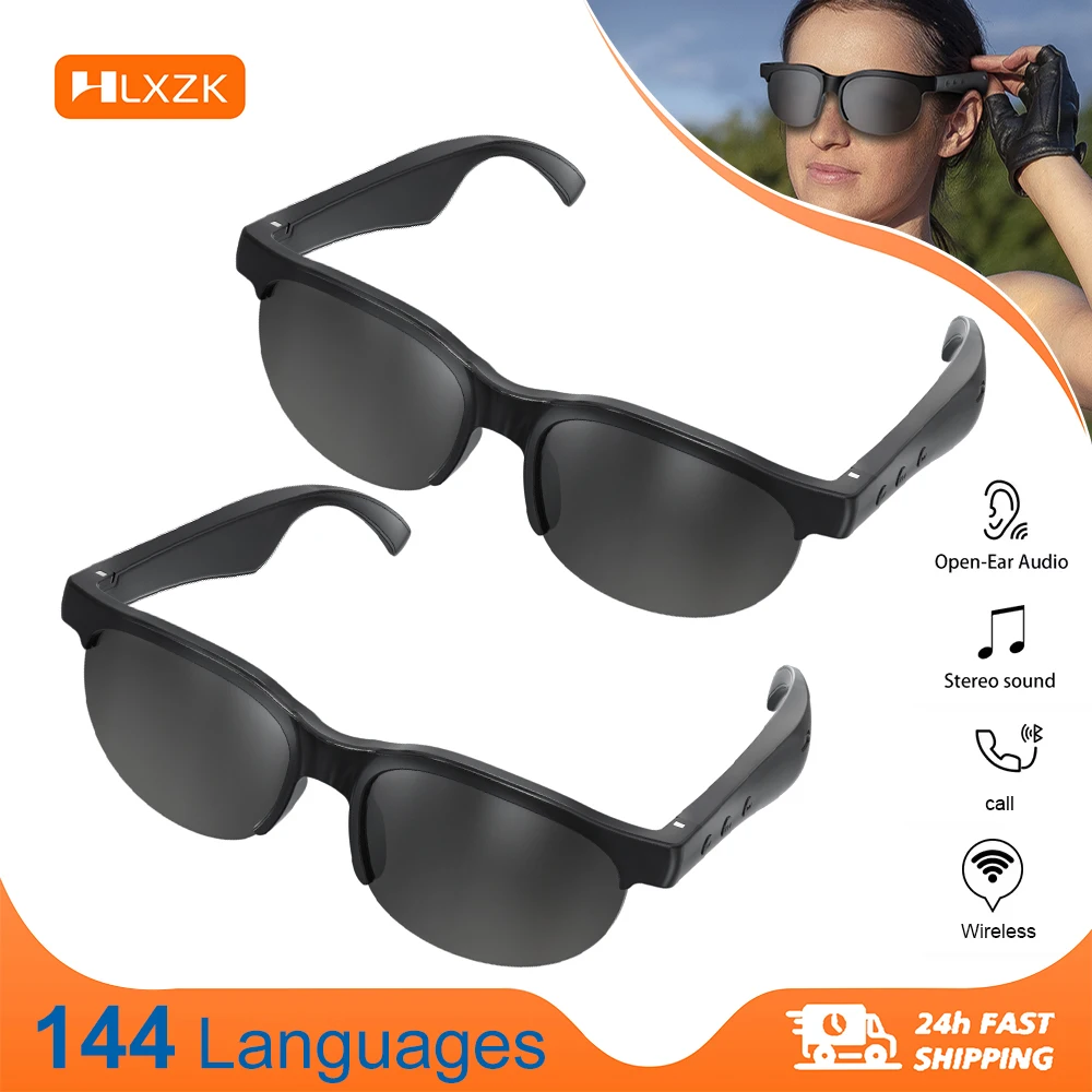 Wireless Bluetooth Sunglasses Headphones for Sports Music