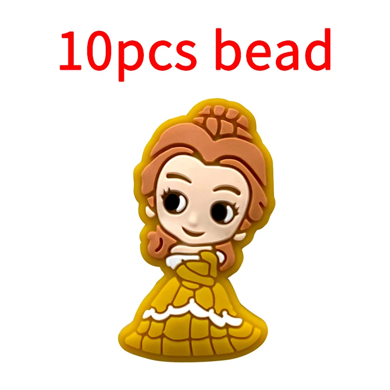 Disney Silicone Bead Baby Pacifier Bead Holder Silicone Dummy Pacifier Chain Accessories BPA-Free Customized 10pcs