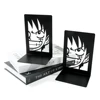 2pcs Anime One Piece Luffy Book Ends, Non-Slip Metal Book Ends Office Bookends for Fans Collection Organise Desktop Bookends 3