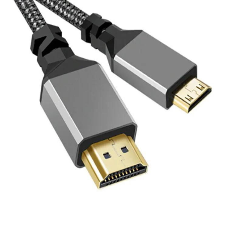 High-Speed Mini HDMI to HDMI Cable - 4K 60Hz UHD Connectivity for Tablets, Camcorders, and Cameras