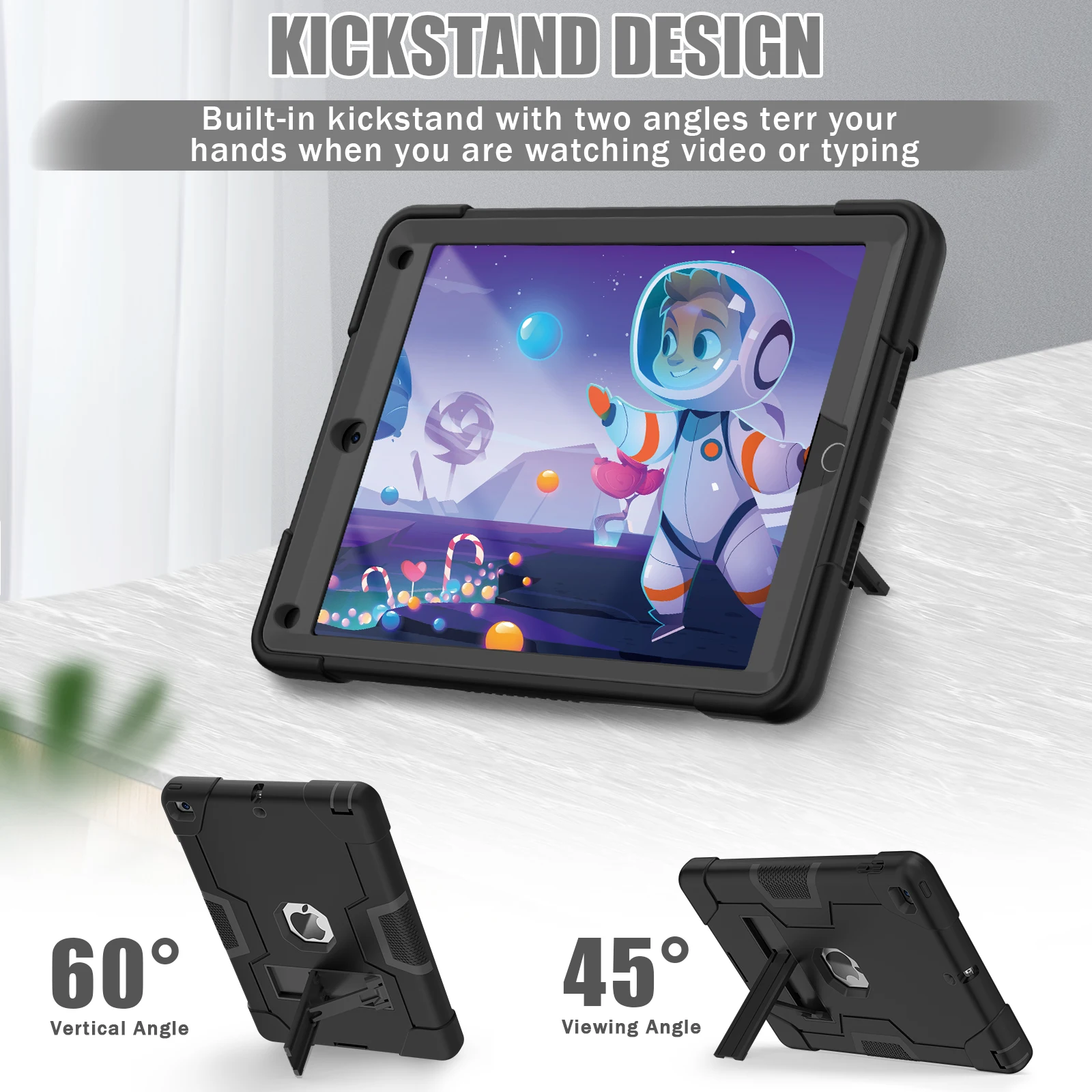 Rugged Shockproof Case For iPad 9.7