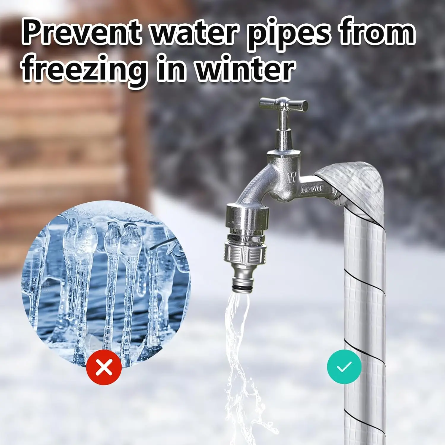 All-Weather Self-Adhesive Insulation Pipe Wrap