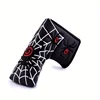 1pc Fashionable Golf Putter Covers, Blade Putter Headcovers, Embroidered Spider Design Putter Protector 5