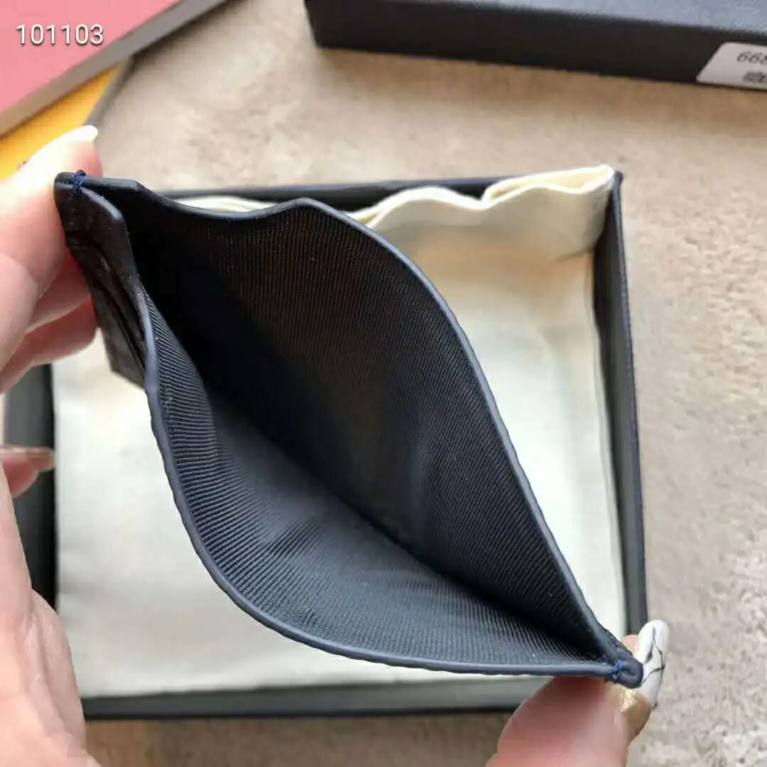 Porte-cartes De Visite Homme - Pochette Enveloppe Style Portefeuille, Simili Cuir Vert, Neuf