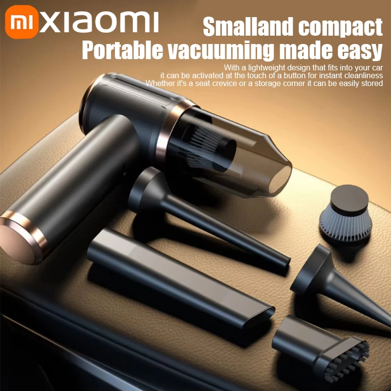 Xiaomi 5-in-1 Car Vacuum Car Vacuum Cleaner Portable Mini Cordless 45000pa Powerful Suction Machine For Home