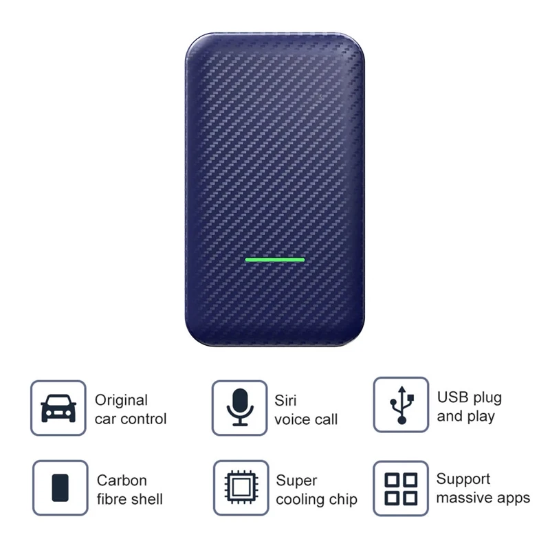 Carlinkit 4.0  ī÷ AI ڽ , ȵ̵ , 2  1  , GPS ǽð ̼, WiFi BT CPC200-CP2A