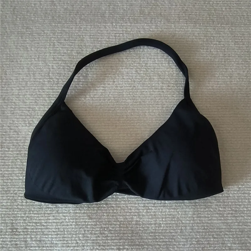 Popular Strappy Bra Women Open Back Halter Sport Bra Light Support Gym Crop Top Seamless Workout Scrunch Yoga Padded Bras