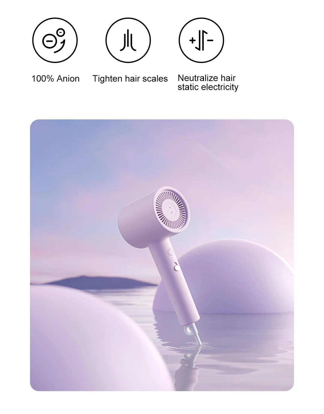 Xiaomi Mijia H301 Anion Hair Dryer description image 3