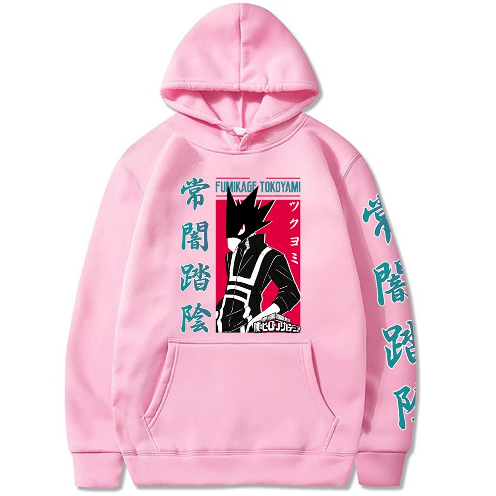 My Hero Academia Fumikage Tokoyami Hoodies Men Fashion Cartoon