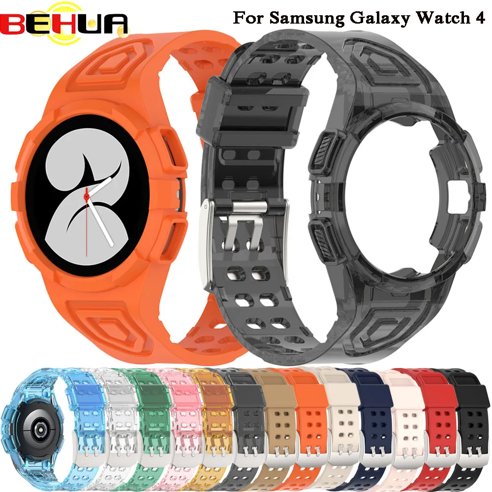 

BEHUA 20 мм 22 мм ремешок для Samsung Watch 4 40 мм/44 мм ремешок для Galaxy 5 40 мм 44 мм браслет Correa для Samsung Classic 4 46 мм