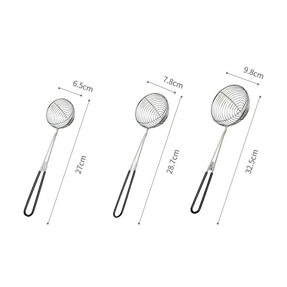 Long Handle Non-Stick Sifting Home Kitchen Spider Strainer Skimmer Spoon Cooking Tool Colander