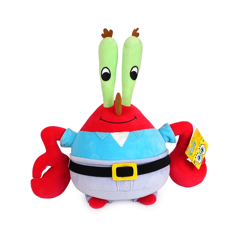  Cute SpongeBob SquarePants Plush Doll Toy Patrick Star Squidward Doll Mr. Krabs Crab Boss Octopus Brother Doll Snail Pillow