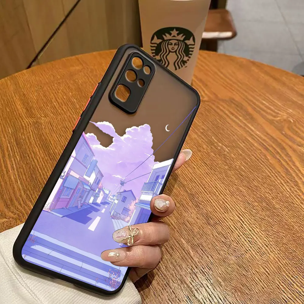 thumbnail image 1 of Funda mate para HONOR 70 50 30S 30 20 8X 9A 9X PLAY 4T X7 X8 X9 X10 5G V40 Funda Anime japonés pintado a mano paisaje de casa, 1 of 5