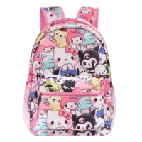 Sanrio Kuromi Hello Kitty Kawaii Backpack Boy Girls School Laptop Bag Shoulders Casual Travel Hiking Camping Lightweight Daypack 1
