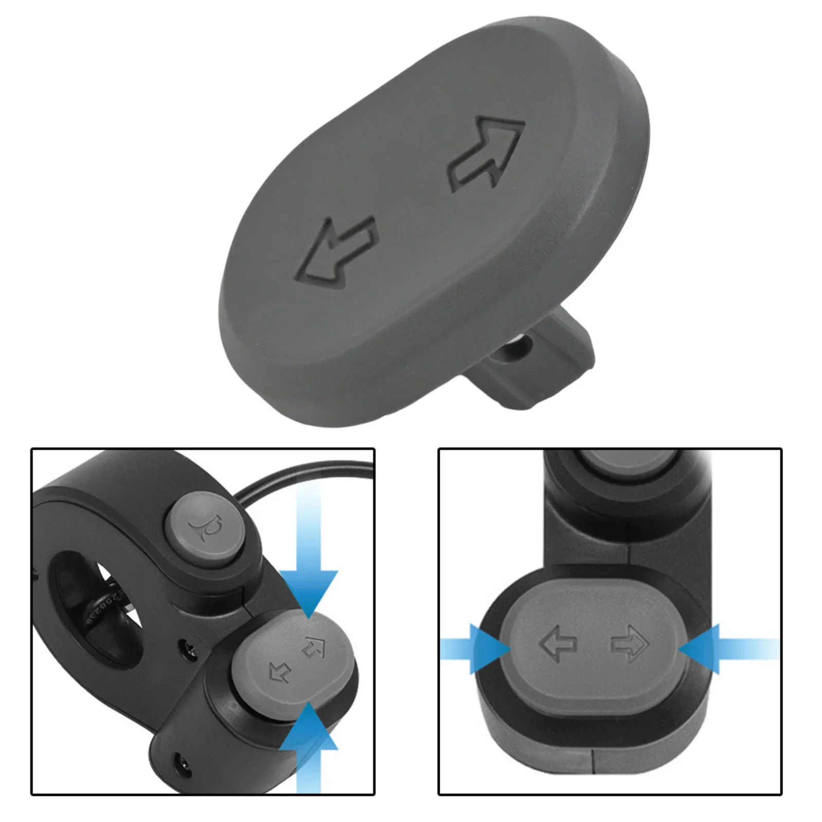 Bouton Clignotant Trottinette G2 F2 Pro Remplacement Noir 2.2x1.6cm