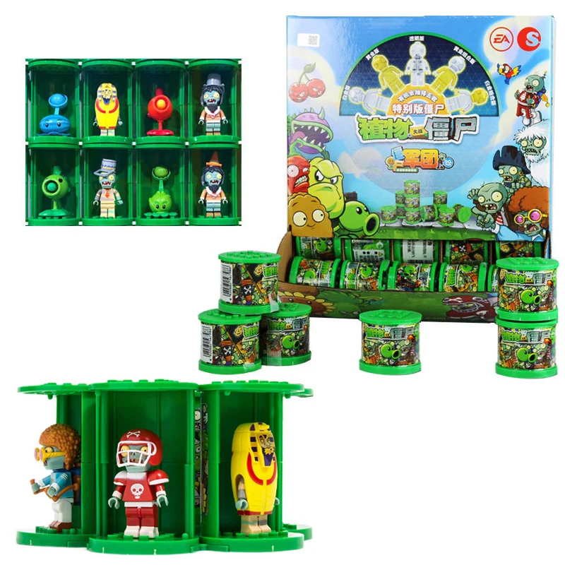 Piante Vs. Zombies Bambole Modello 50 Stili Zombie Legion Lego Assembly Building Block Collezione Di Bambini E Ragazzi Regali Giocattolo