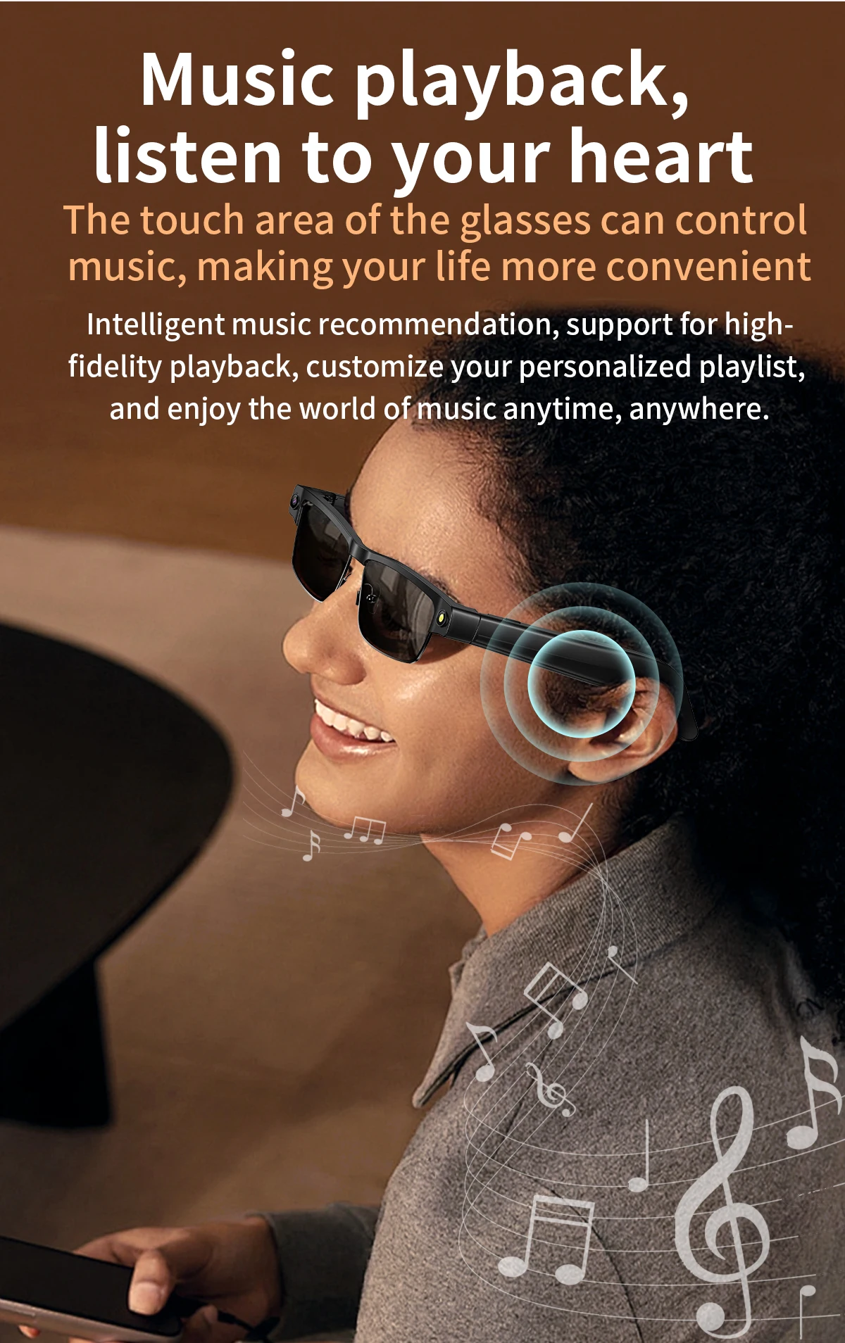 Smart Glasses With Ai Voice Assistant And Hd Video Camera_voghion.com