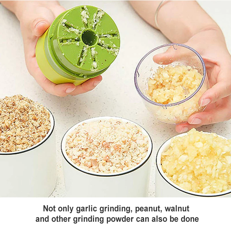 Kitchen Multifunctional Garlic Crusher Manual Garlic Press Roll Crusher Chopper Home Appliance Kitchen Gadgets Accessories