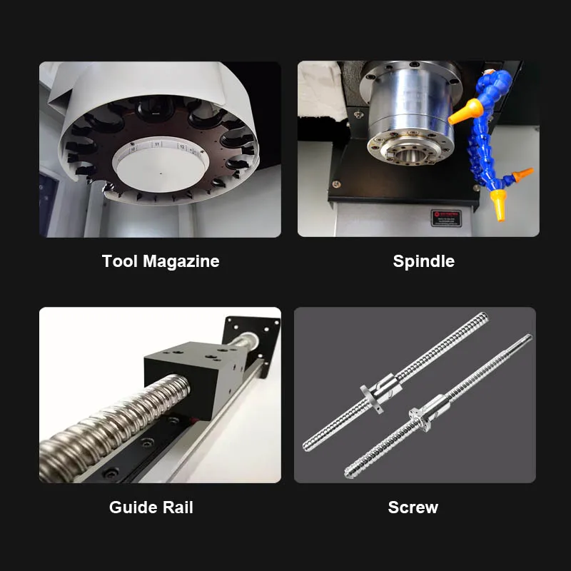 XH7126 High Precision Small CNC Milling Machines Center Advance 3