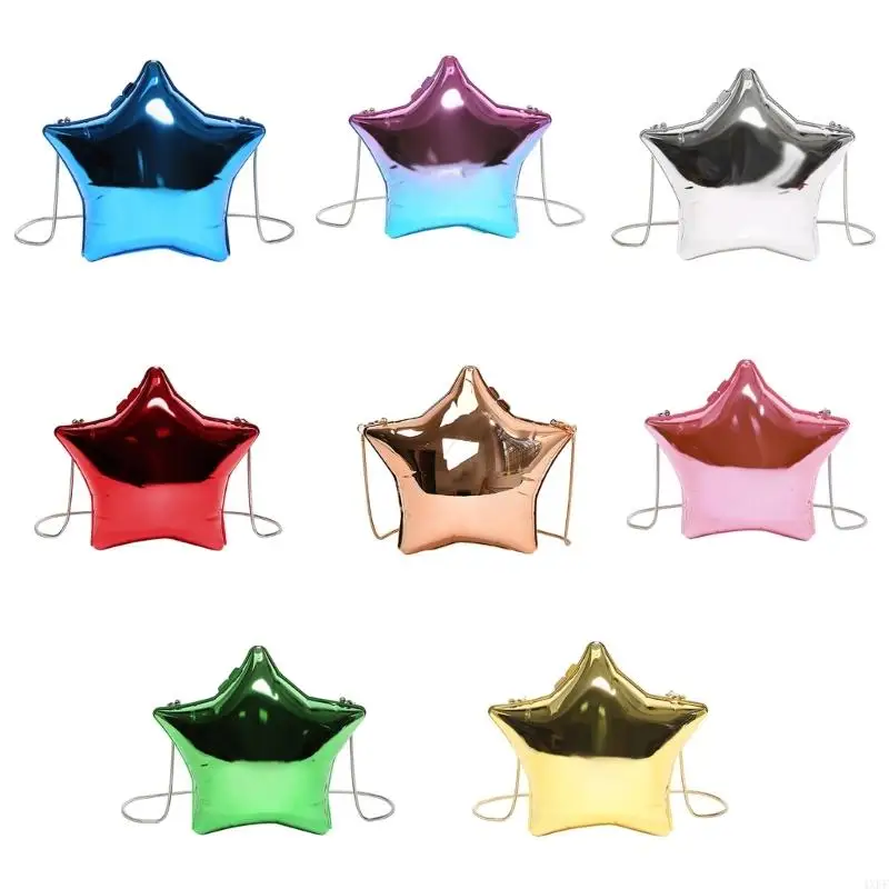 4XFF Women Star Crossbody Bag Bag Acrylic Shoulder Evening