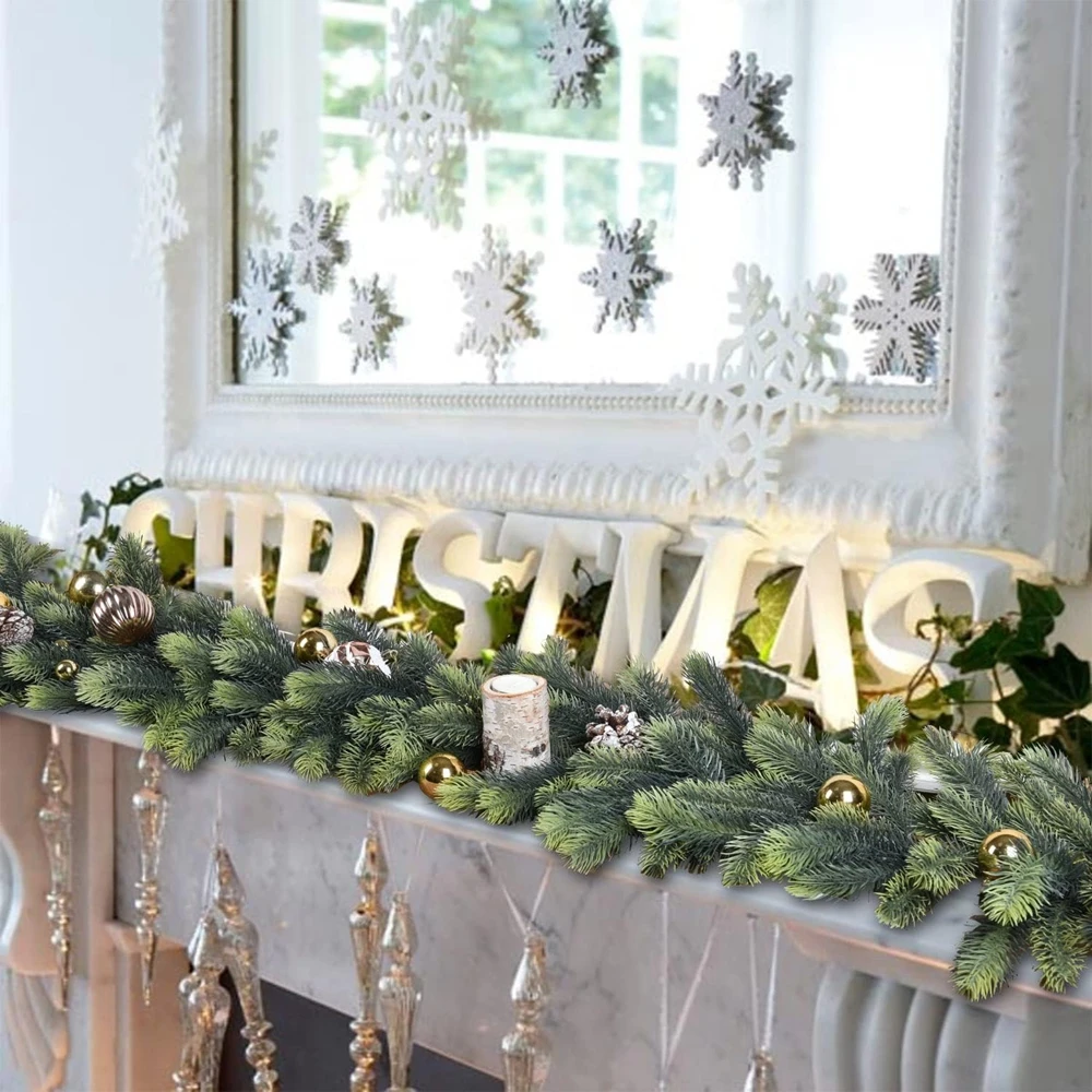 Artificial Green Christmas Tree Garland 2