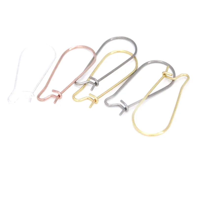 

50pcs 316 Stainless Steel Jewelry Earring Hooks Findings Not Allergic Ear Wires Earrings Clasps For DIY Jewelry Making