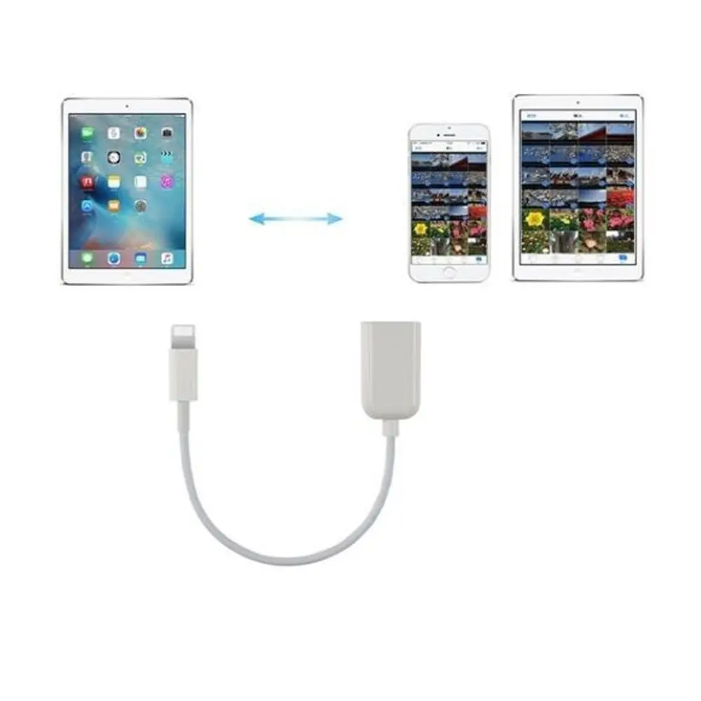 IOS Male For iPhone Adapter Cable Cable Connector USB Adapter 8 Pin