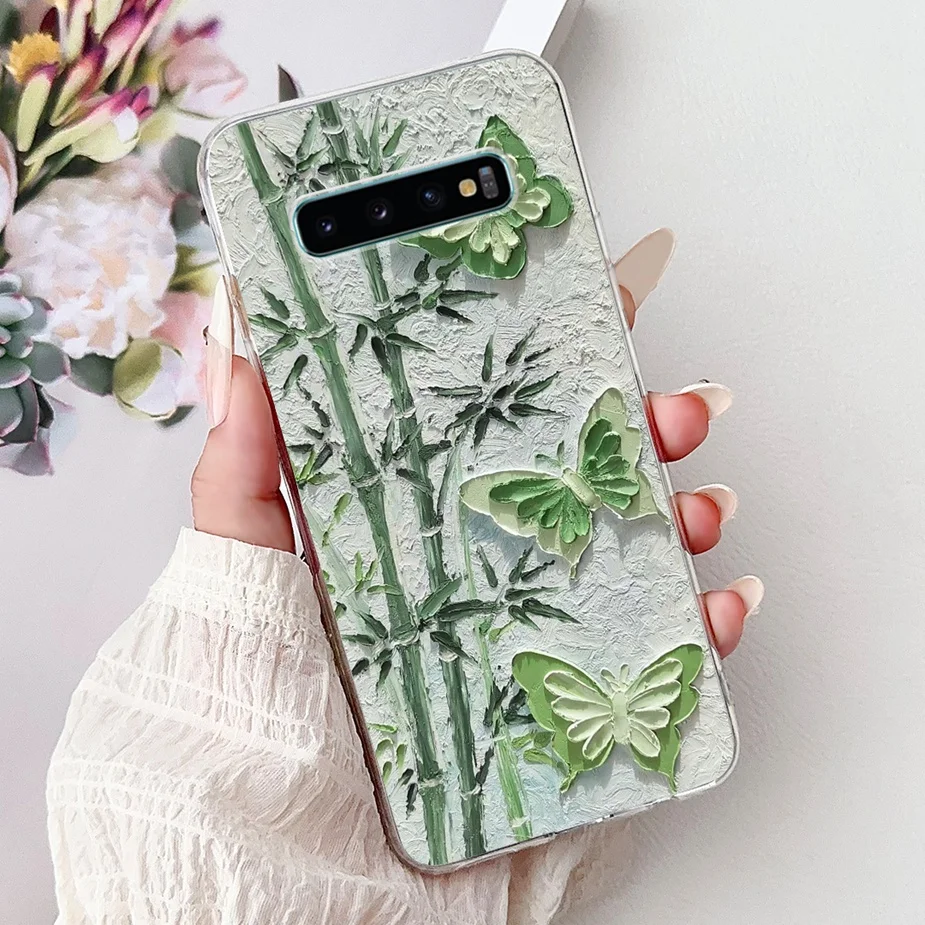 Cute Cat Luxury Painted Soft Silicone Phone Case Cover