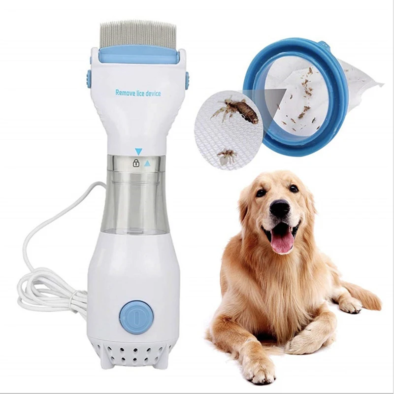 Pet Hair Cleaner Lice Comb Electric Lice Grabber Multifunctional