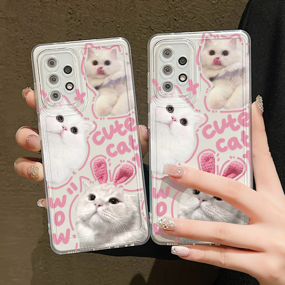Floral Cat Design Phone Case