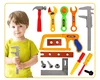 37Pcs/set children simulation repair tools toolbox electric drill helmet set Boy Pretend Play mechanic maintenance tool box toy 3