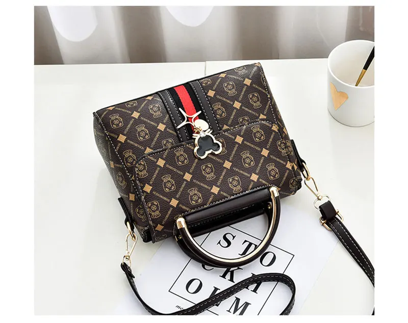 New Shoulder bag Women bag tote luxury designer handbag women Handbags leather Printed monogram single shoulder straddle bag